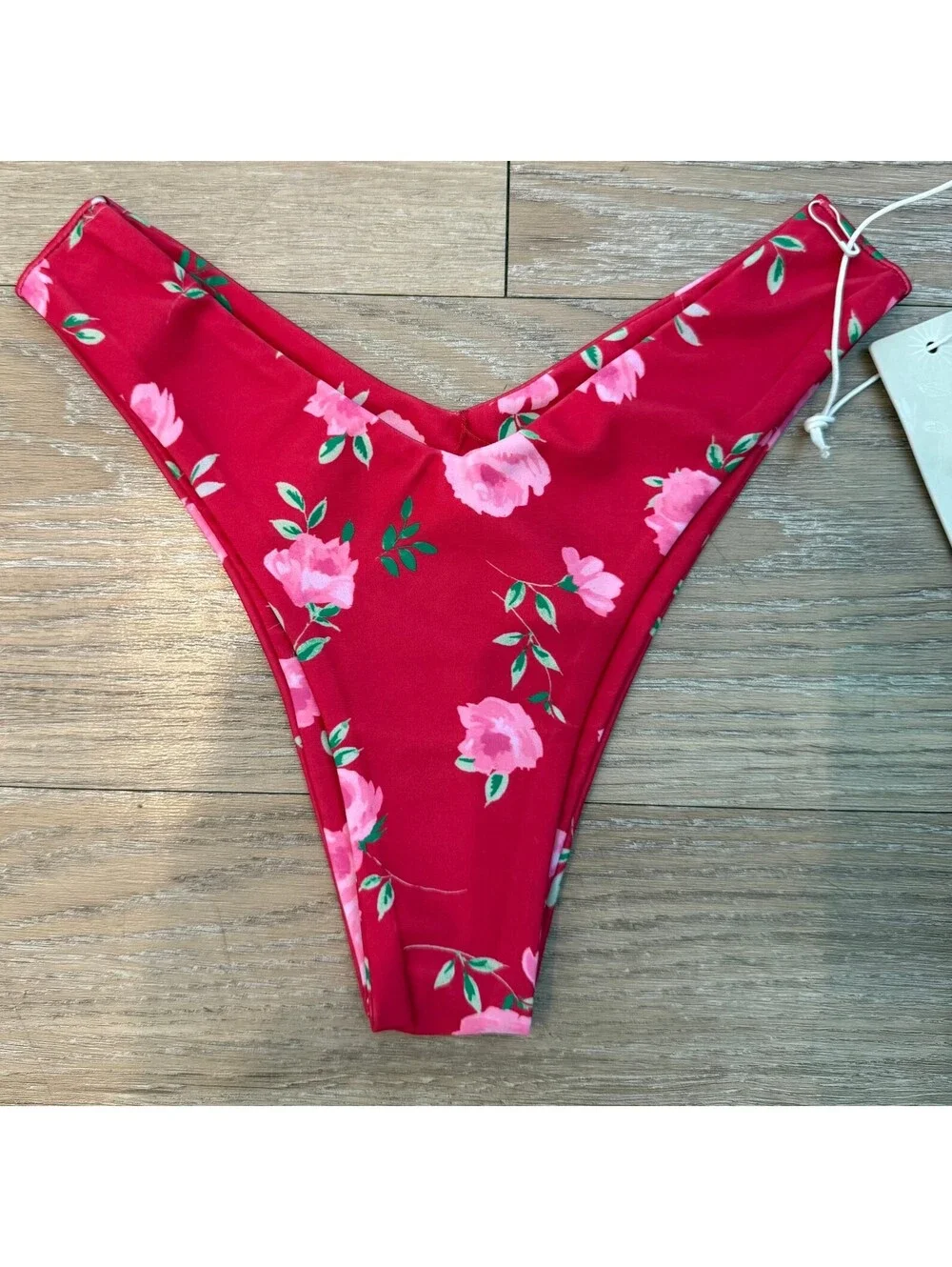 Altar'd State Red Floral Bikini Size XXS NWT